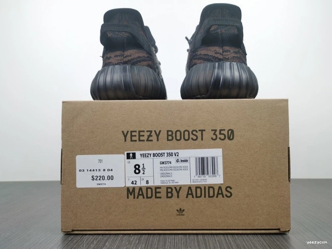 Oat MX Yeezy 350 Adidas Black Boost V2 GW3774 0801